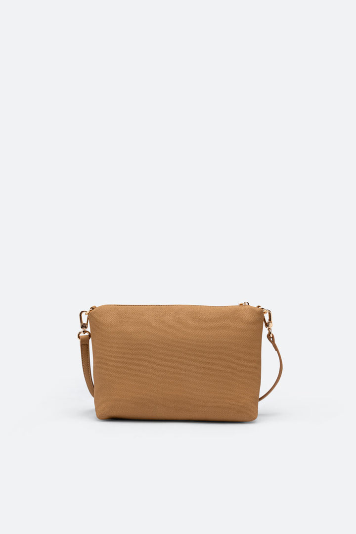 Teodosia Reversible Texture Borsa A Spalla Cuoio