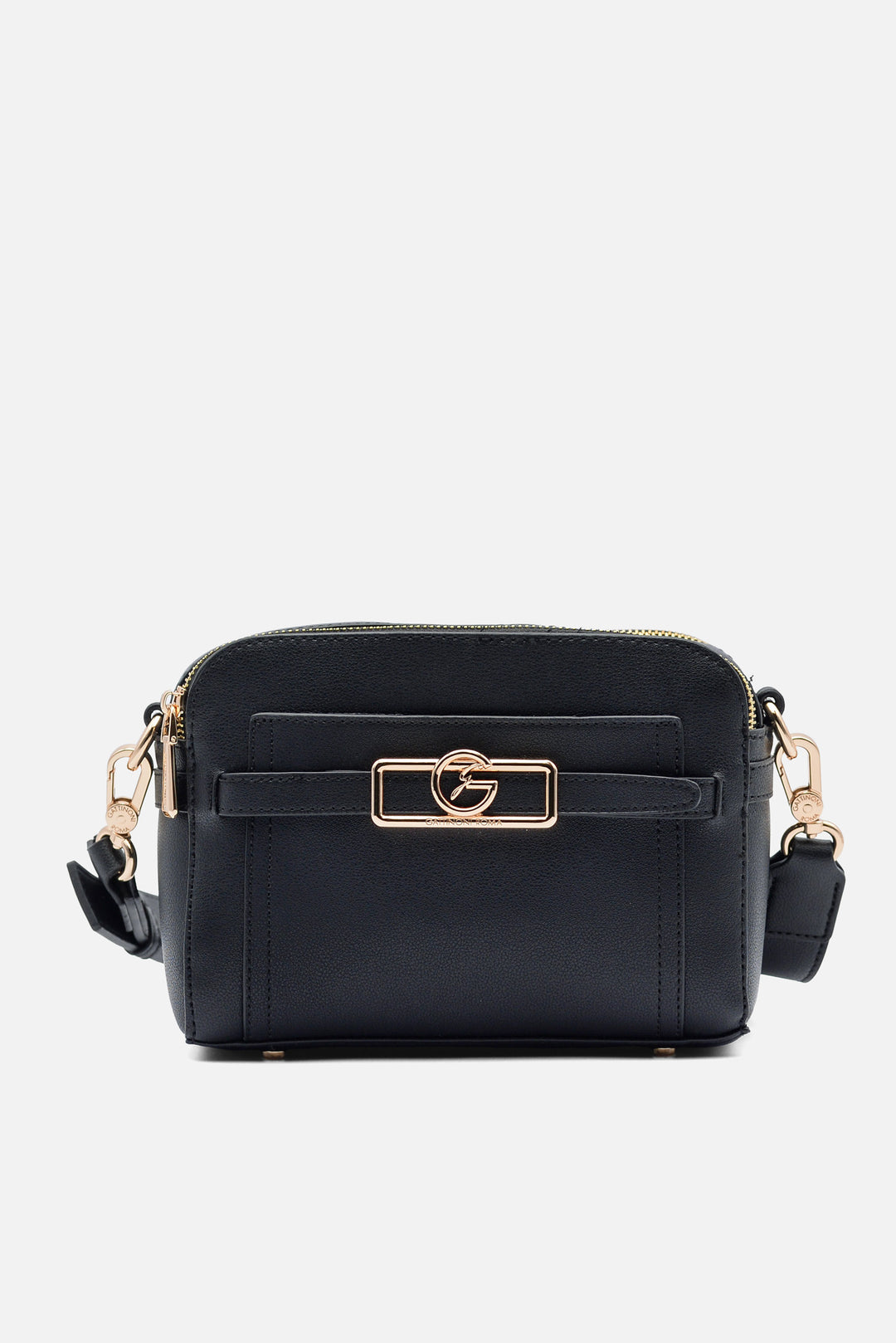 Lady Squared Crossbody PU Black