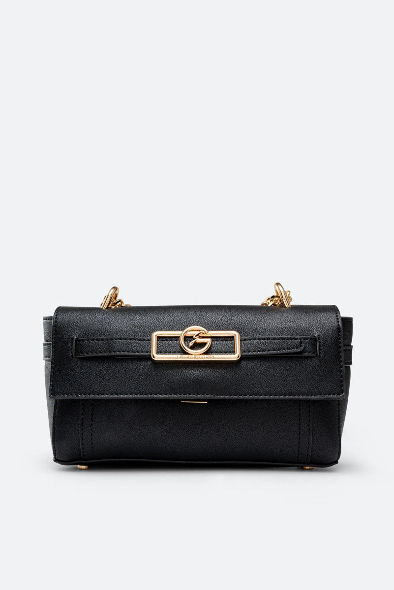 Lady Baguette Bag PU Black