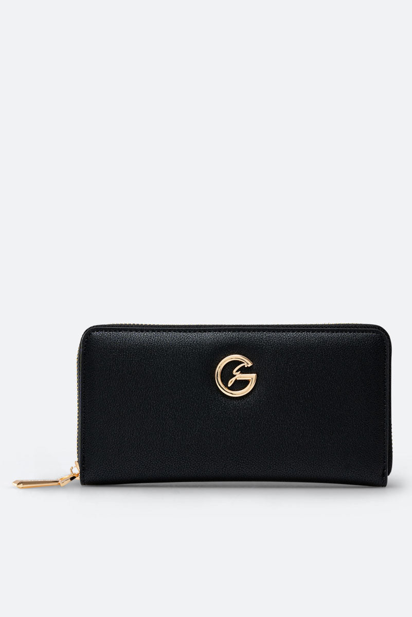 Lady L Zip Wallet PU Black