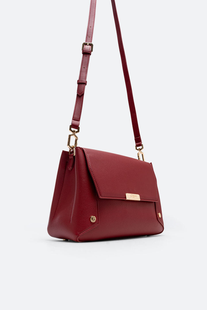 Borsa a Tracolla Roomy Dark Red