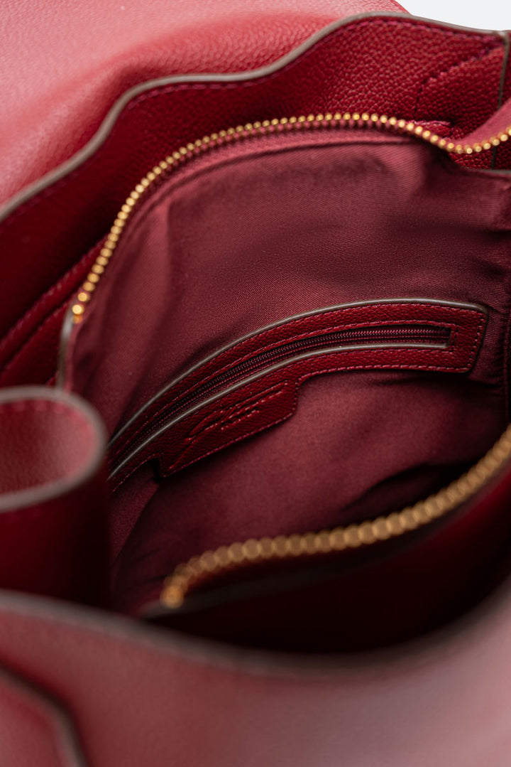 Zaino Roomy PU Rosso