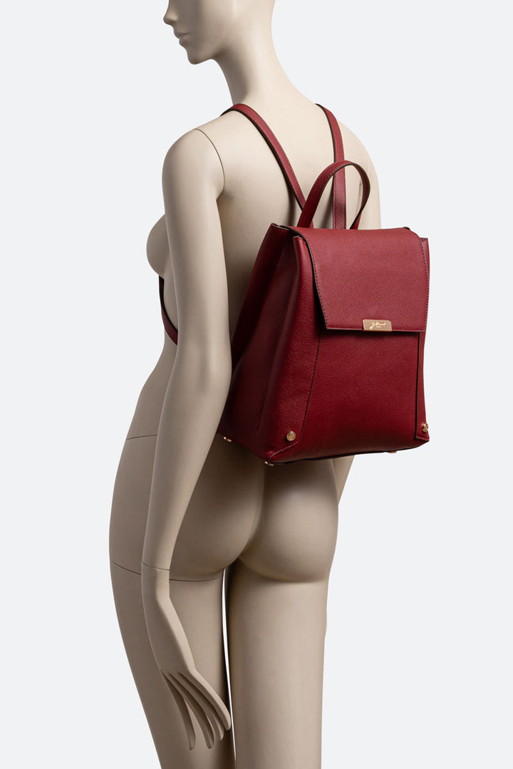 Zaino Roomy PU Rosso