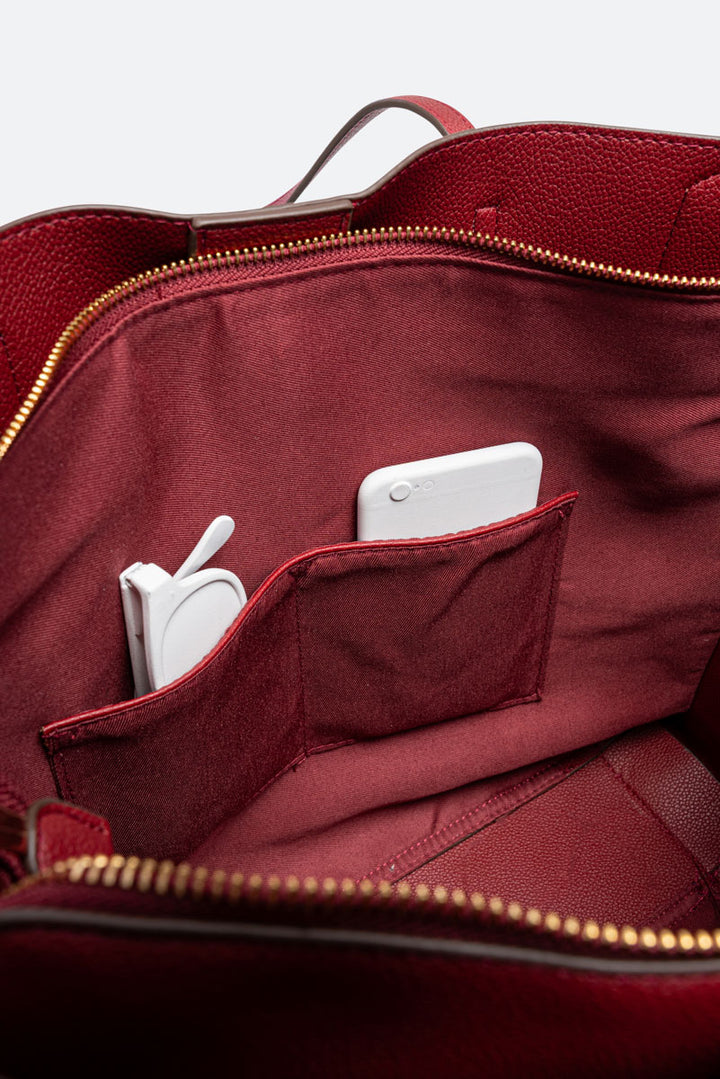 Shopping media Roomy Rosso