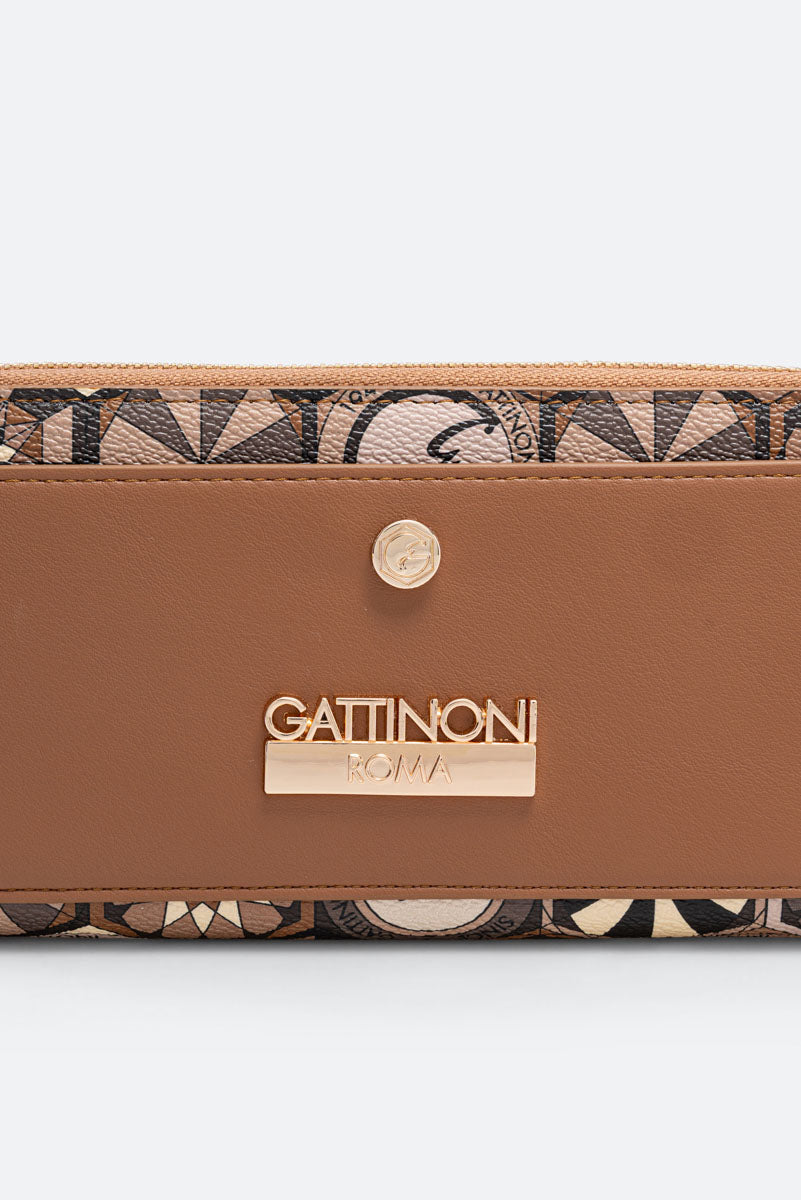 Portafoglio con zip Teodosia Desert