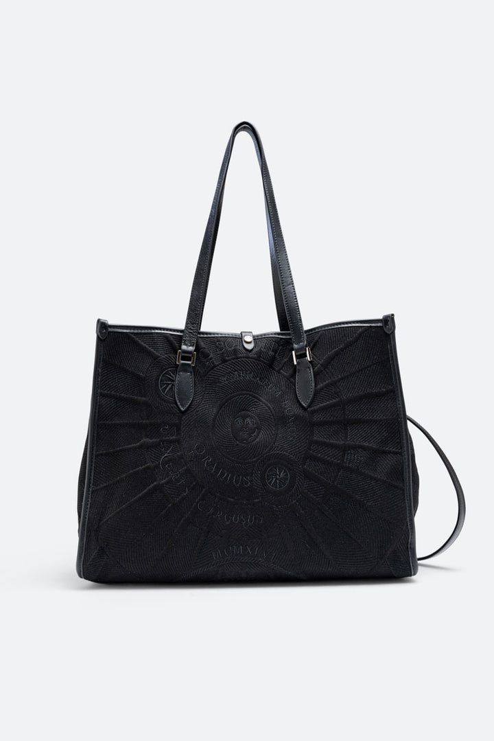 Tote Bag Sole Planetarium Nero