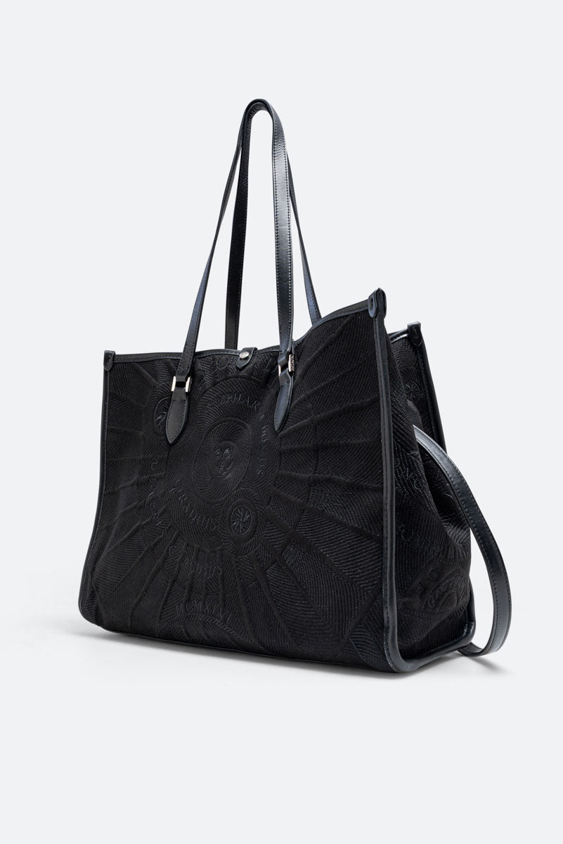 Tote Bag Sole Planetarium Nero