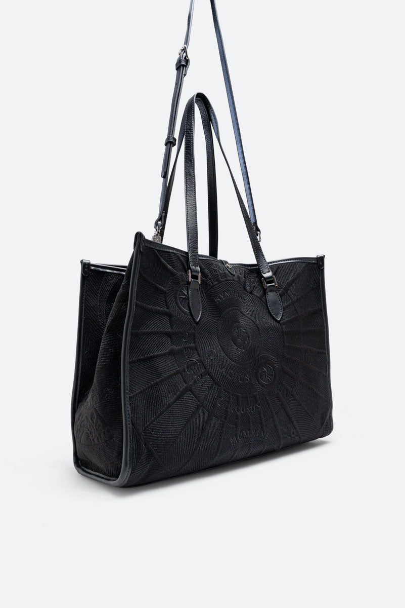 Tote Bag Sole Planetarium Nero