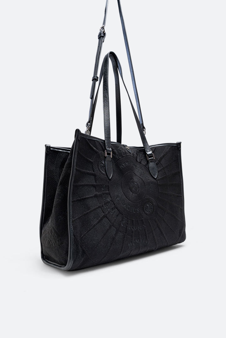 Tote Bag Sole Planetarium Nero