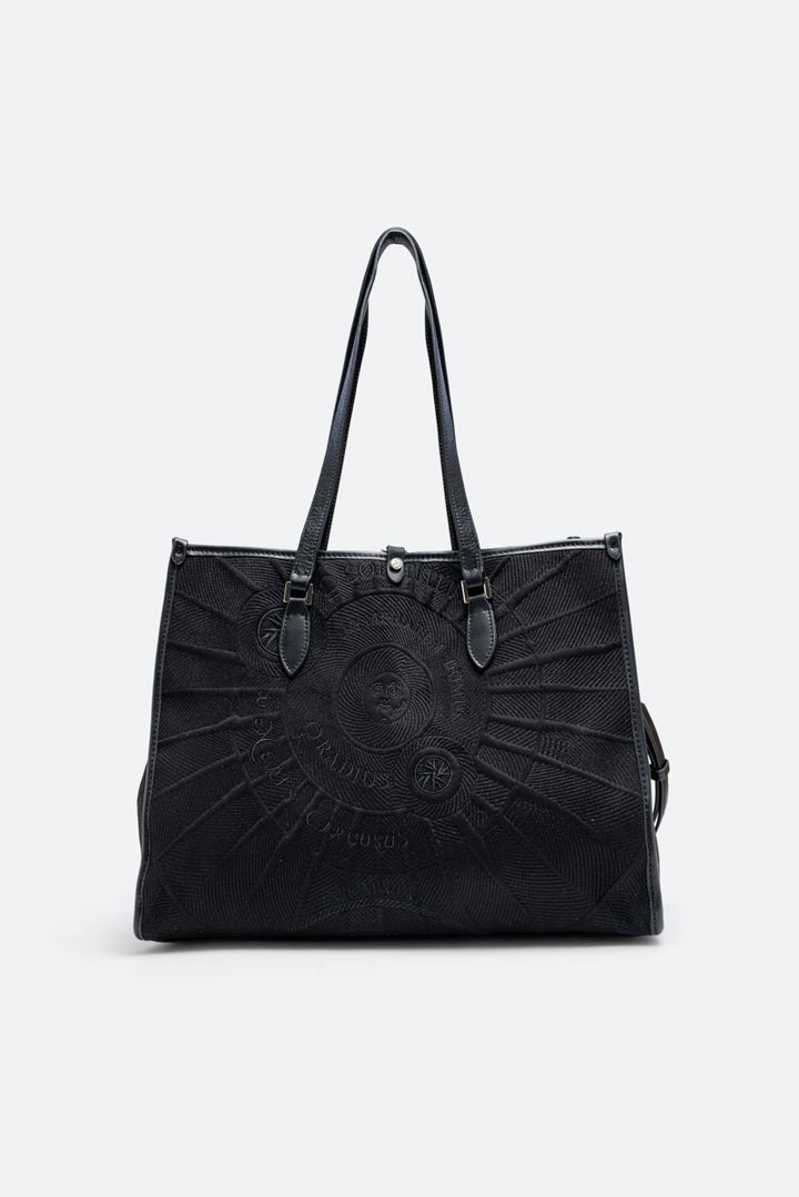 Tote Bag Sole Planetarium Nero