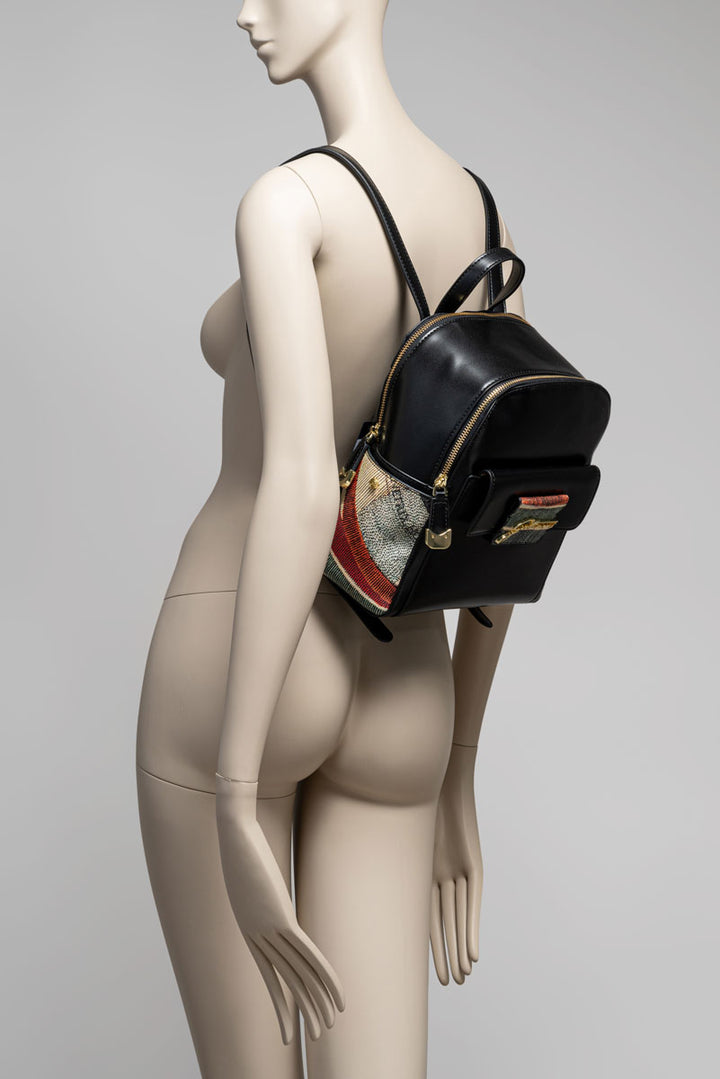 Zaino Brushed Buckle con dettagli Planetarium Classic