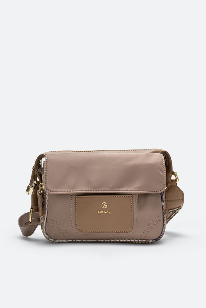 Colorsoul Crossbody Polyester/PU Beige/Planet.Watercolor