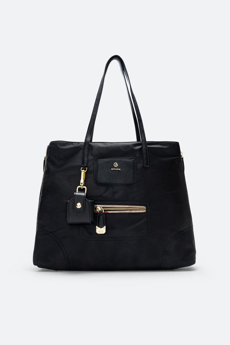 Colorsoul Large Shopping Polyester/PU Black/Classic Planetarium