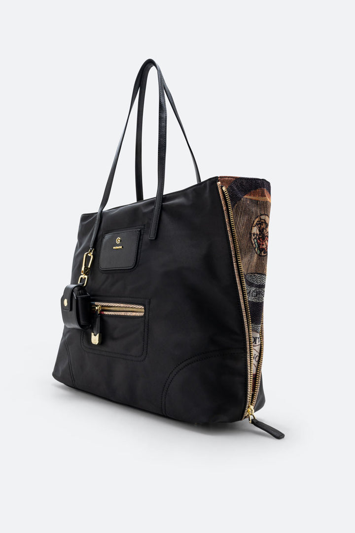 Shopping grande Colorsoul in nylon nero