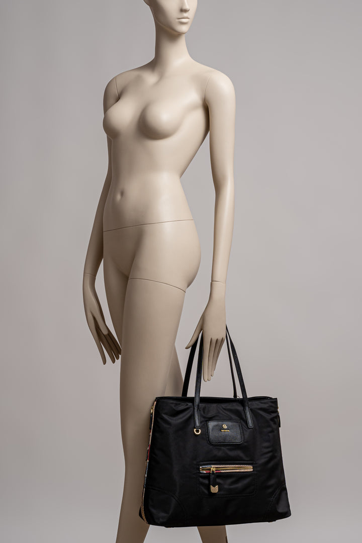 Shopping grande Colorsoul in nylon nero