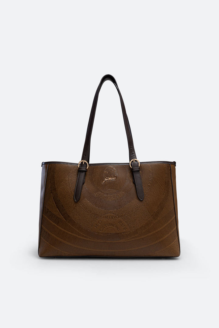 Shopping grande Planetarium Engrave marrone