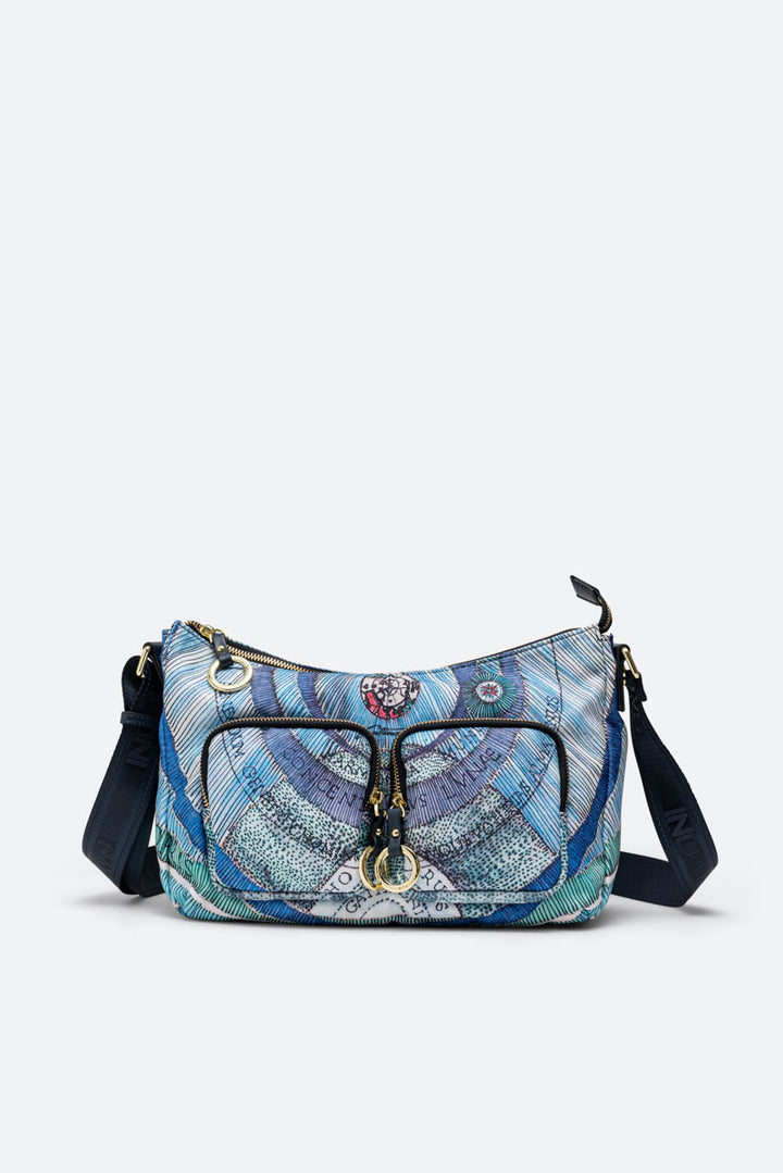 Maya Borsa A Spalla Acquamarine-Blu