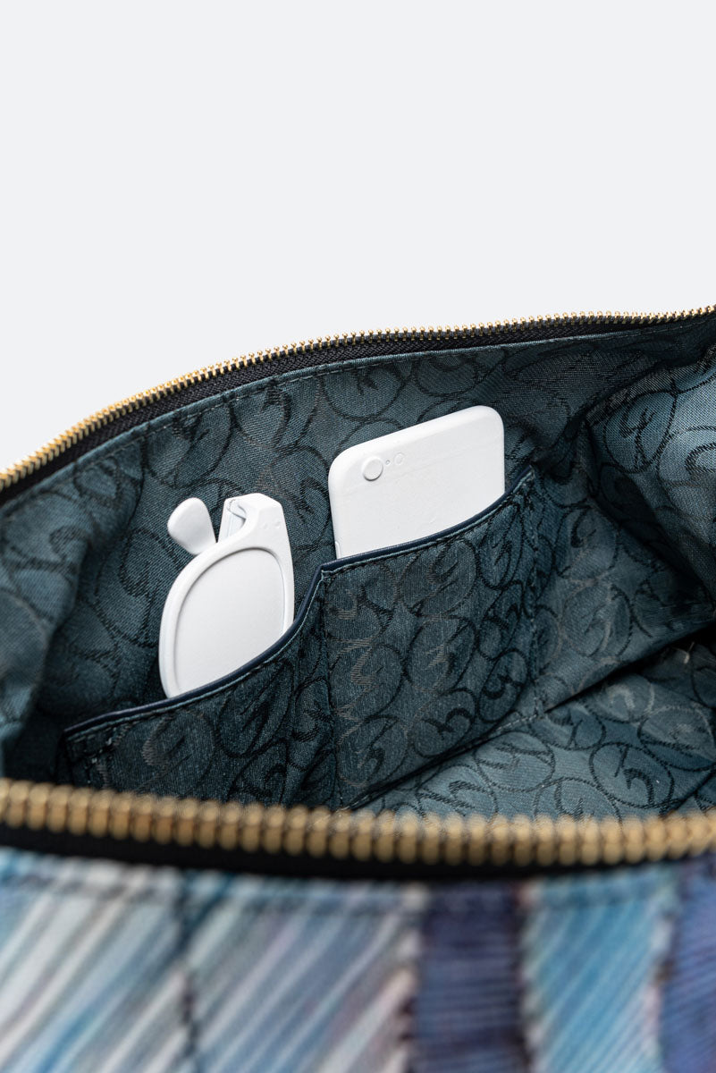 Maya Borsa A Spalla Acquamarine-Blu
