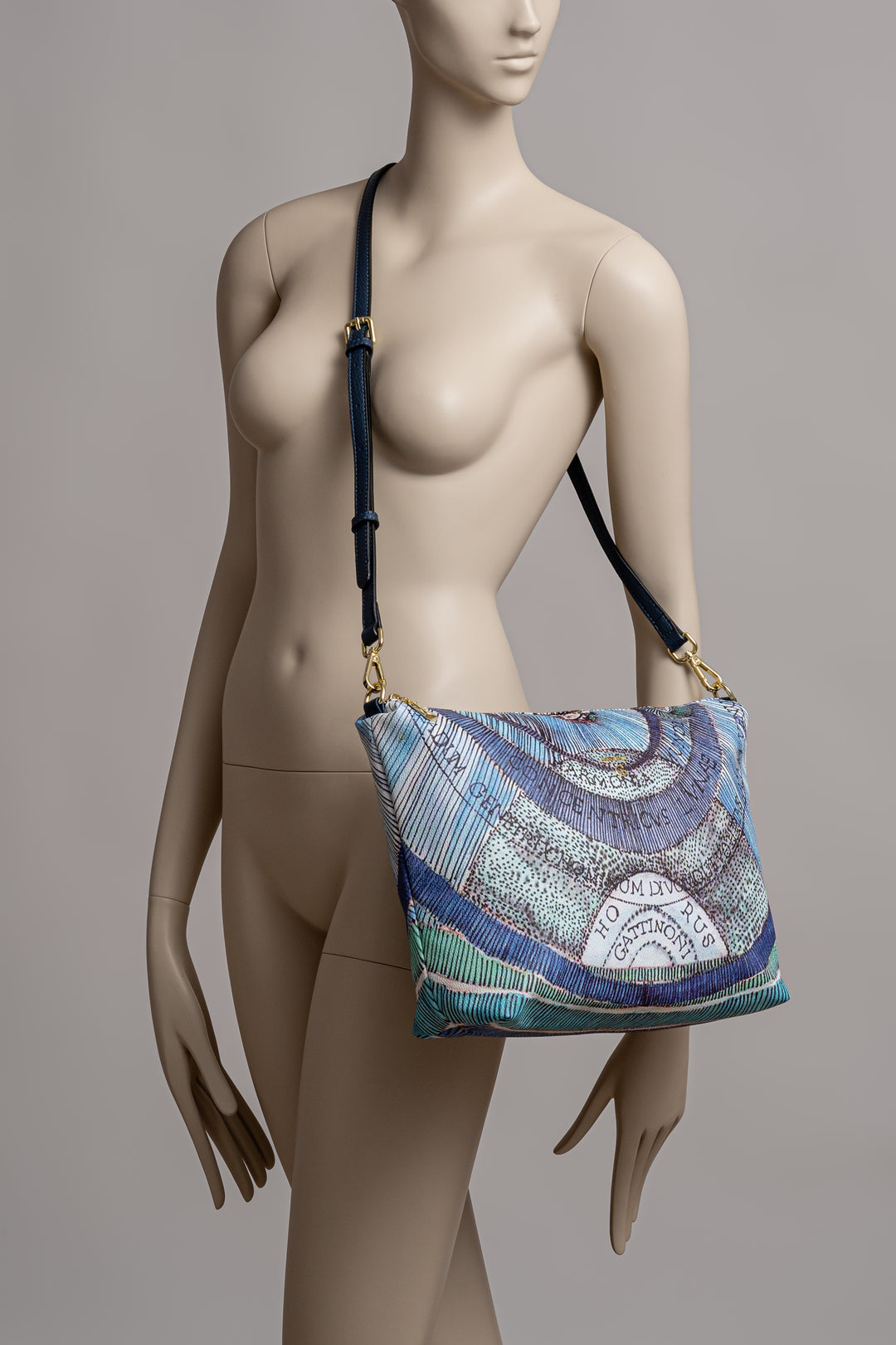 Reversible Navy e Planetarium Aquamarine Large