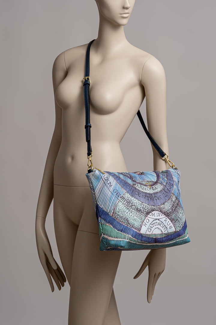 Reversible Navy e Planetarium Aquamarine Large