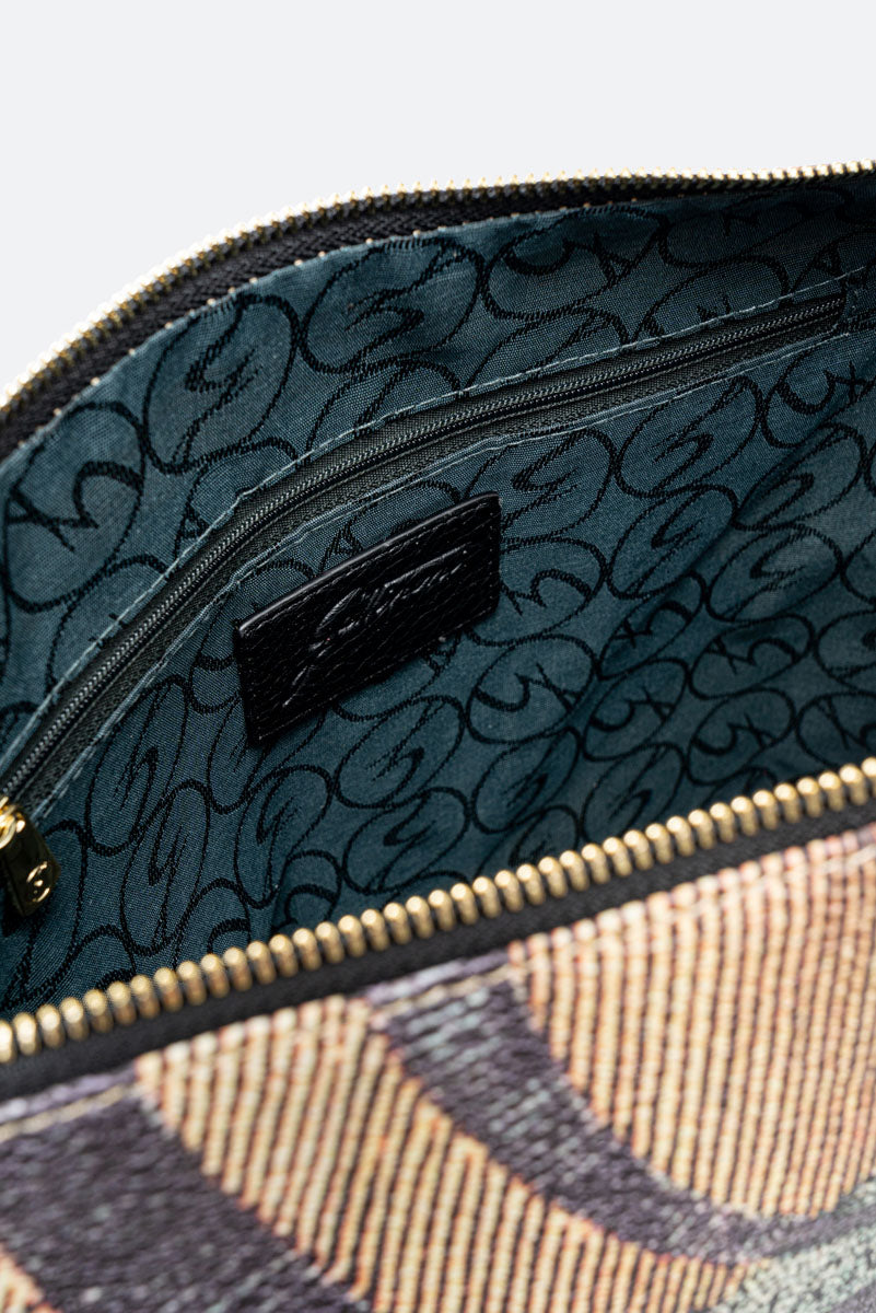 Borsa a spalla Planetarium Reversible Nero