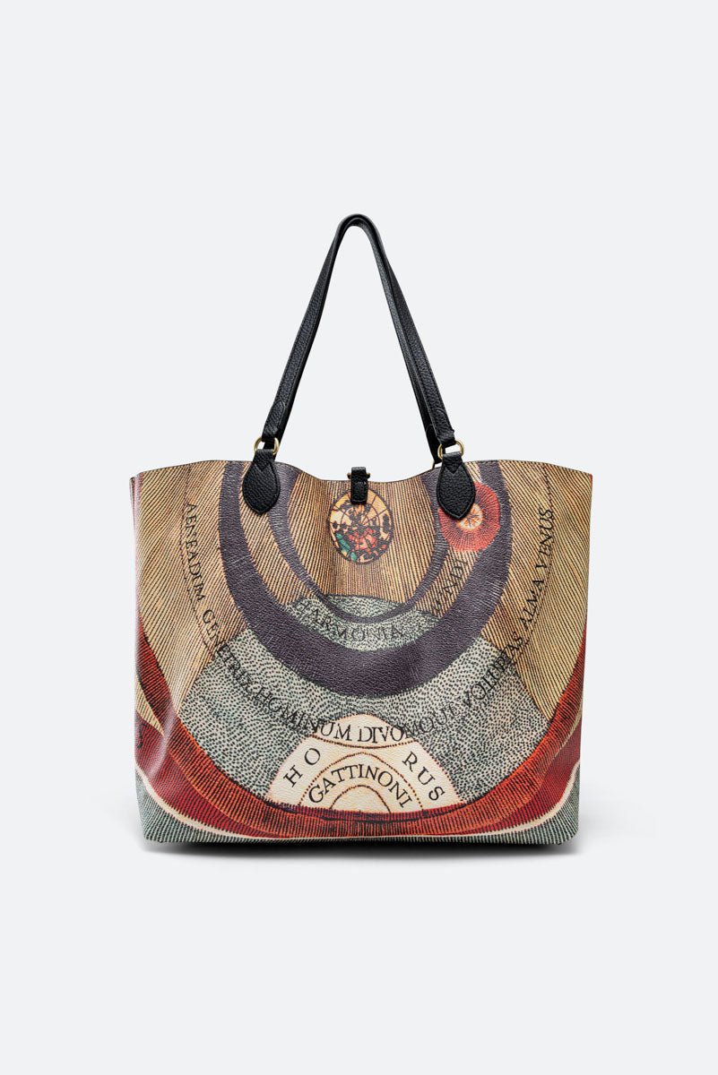 Borsa a spalla Planetarium Reversible Nero