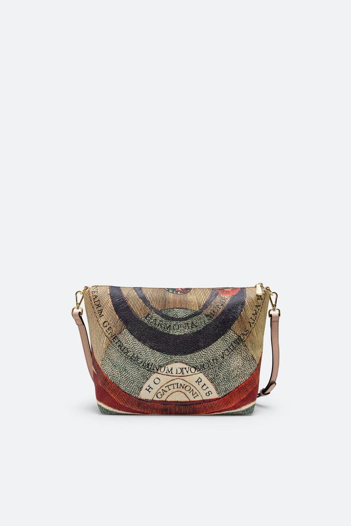Planetarium Reversible Borsa A Spalla Elsa Classic-Beige