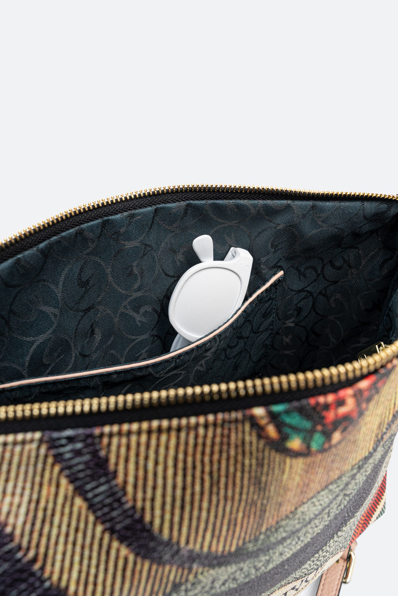 Planetarium Reversible Borsa A Spalla Elsa Classic-Beige