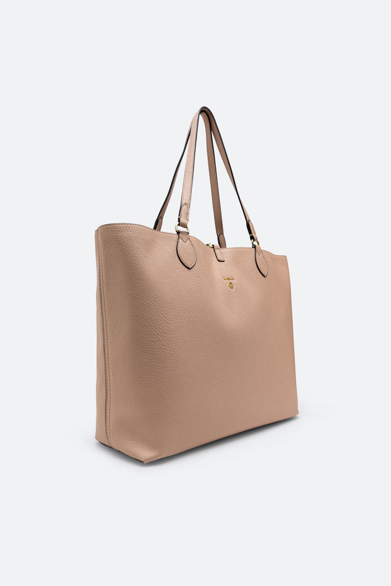 Planetarium Reversible Borsa A Spalla Elsa Classic-Beige