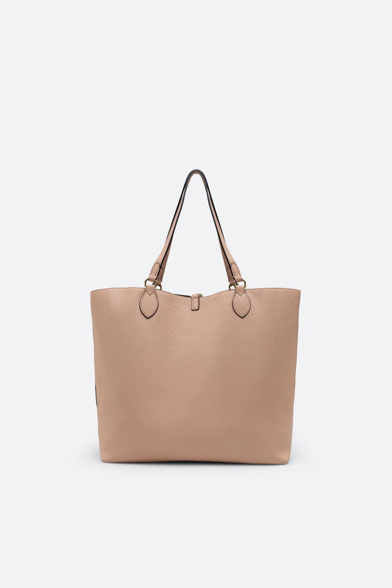 Planetarium Reversible Borsa A Spalla Elsa Classic-Beige