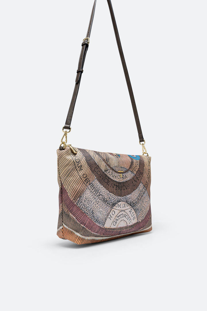 Borsa a spalla Planetarium Reversible Verde