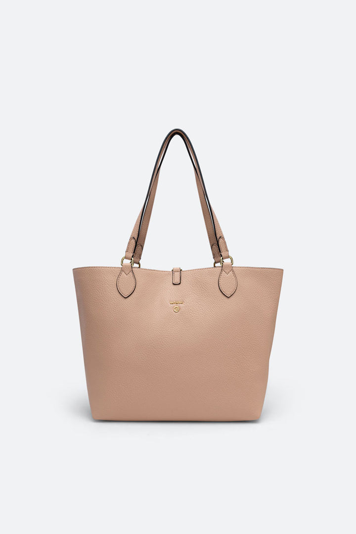 Planetarium Reversible Borsa A Spalla Alida Classic-Beige