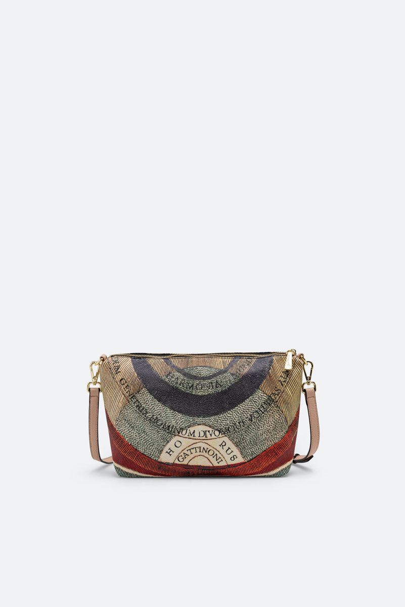 Planetarium Reversible Borsa A Spalla Alida Classic-Beige