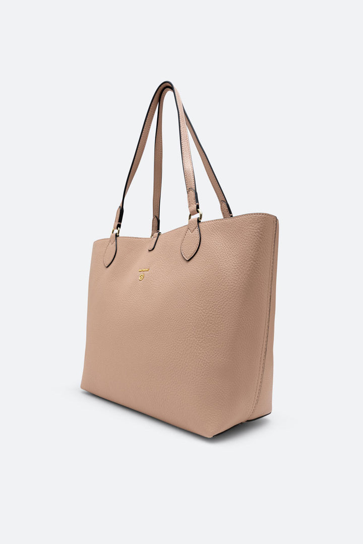 Planetarium Reversible Borsa A Spalla Alida Classic-Beige