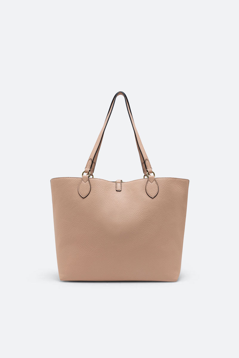 Planetarium Reversible Borsa A Spalla Alida Classic-Beige