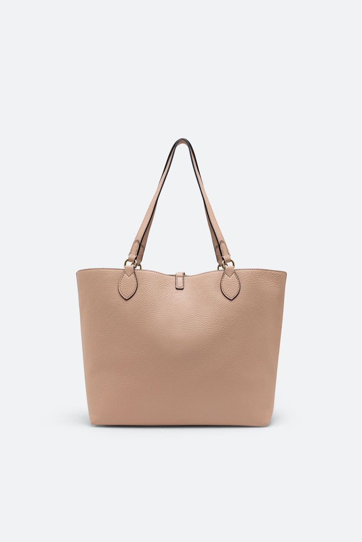 Planetarium Reversible Borsa A Spalla Alida Classic-Beige