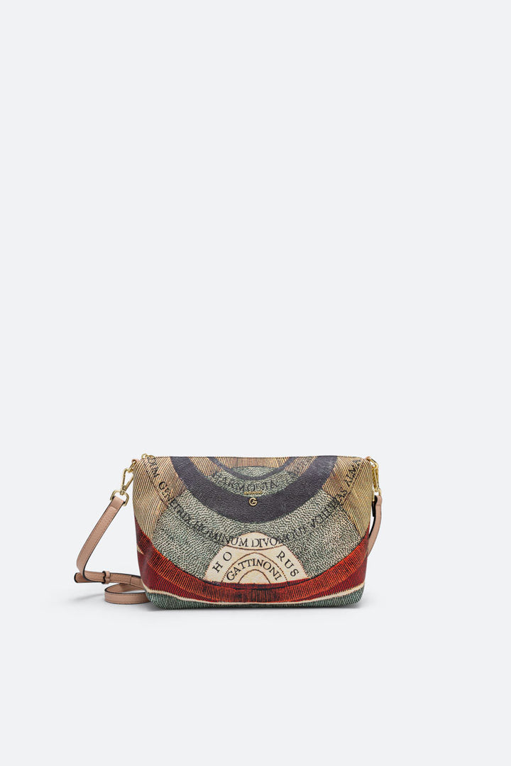 Planetarium Reversible Borsa A Spalla Alida Classic-Beige