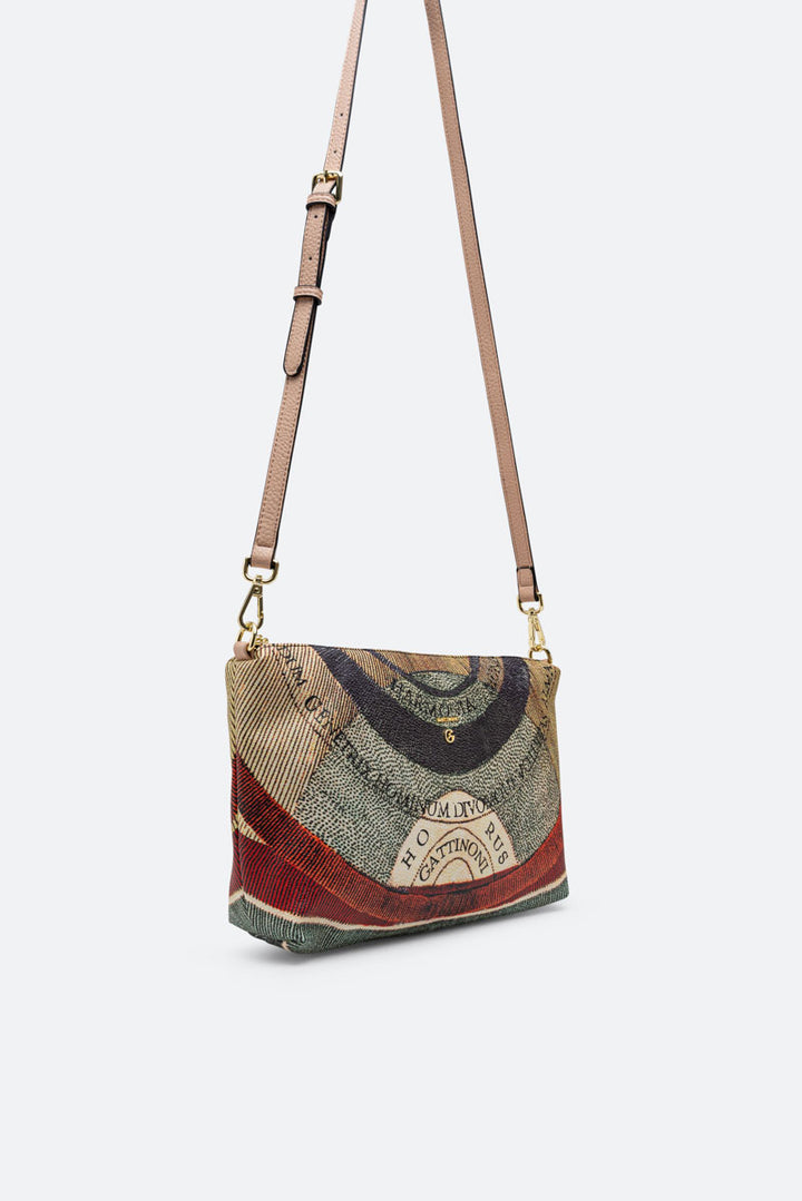 Planetarium Reversible Borsa A Spalla Alida Classic-Beige