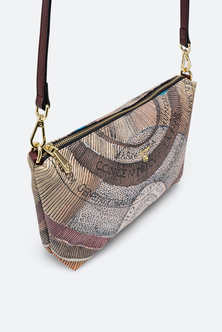 Borsa a spalla piccola Planetarium Reversible Vinaccia