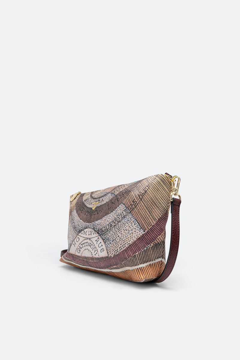 Borsa a spalla piccola Planetarium Reversible Vinaccia