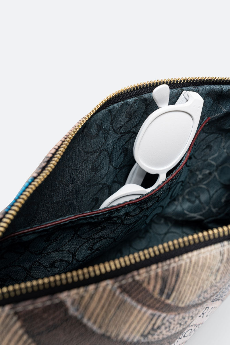 Borsa a spalla piccola Planetarium Reversible Vinaccia