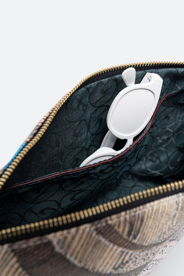 Borsa a spalla piccola Planetarium Reversible Vinaccia