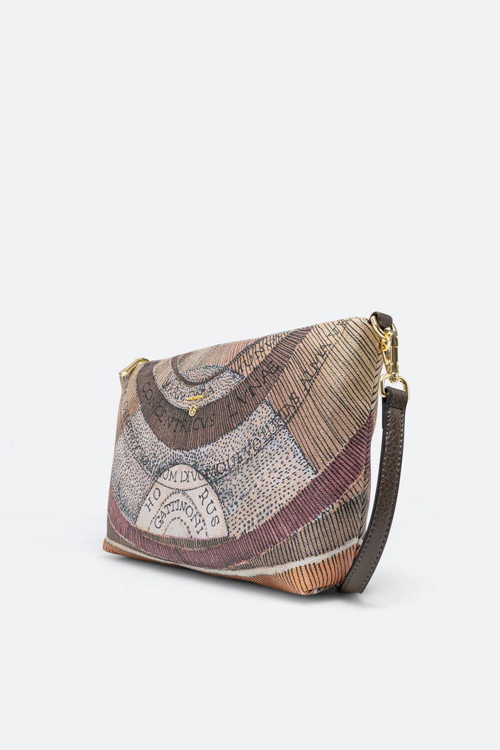 Borsa a spalla piccola Planetarium Reversible Verde