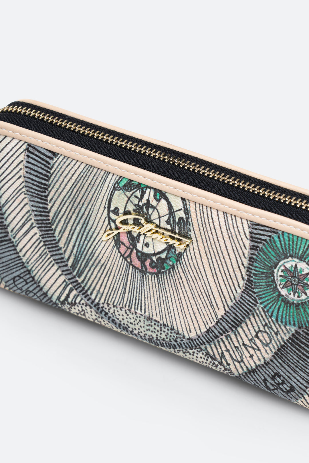 Portafoglio con zip Planetarium Watercolor