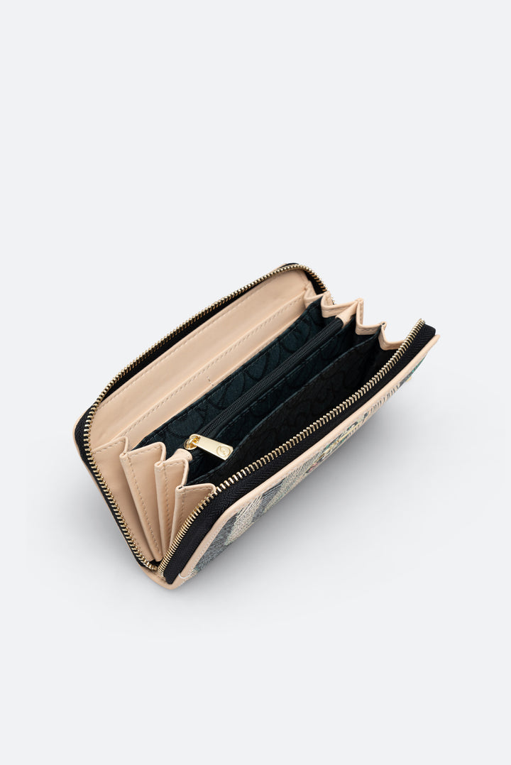 Portafoglio con zip Planetarium Watercolor