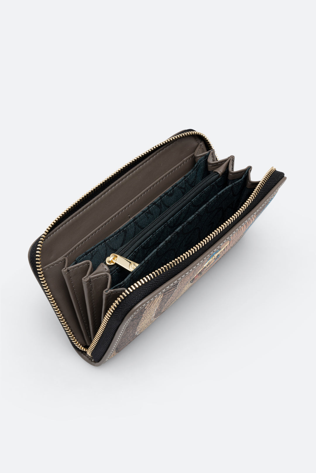 Portafoglio con zip Planetarium Wild