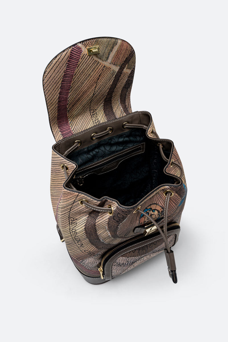 Planetarium Wild backpack with flap – Gattinoni