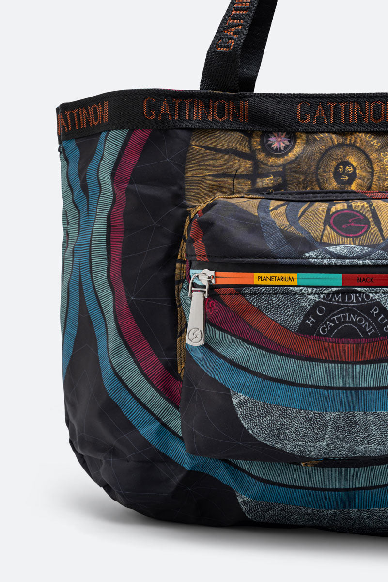 Planetarium Easy Chic Borsa A Spalla Nero Planetarium