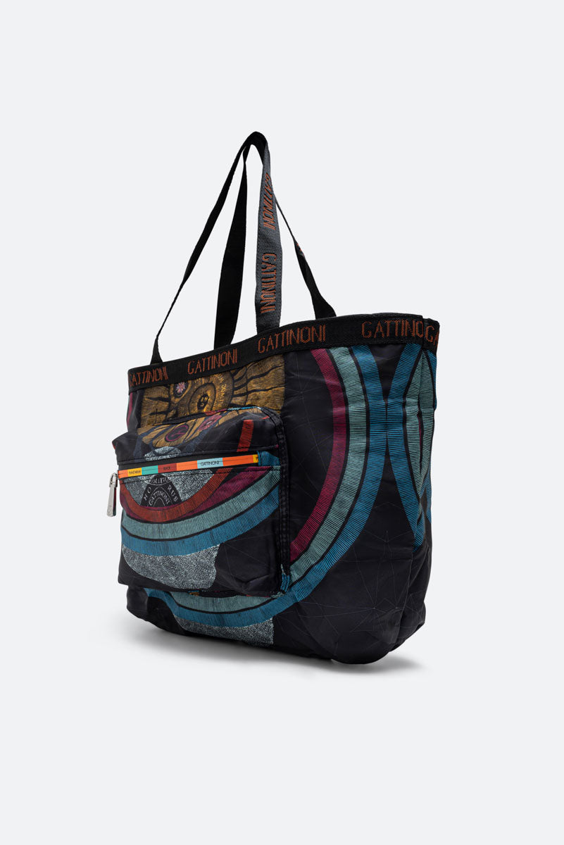 Planetarium Easy Chic Borsa A Spalla Nero Planetarium
