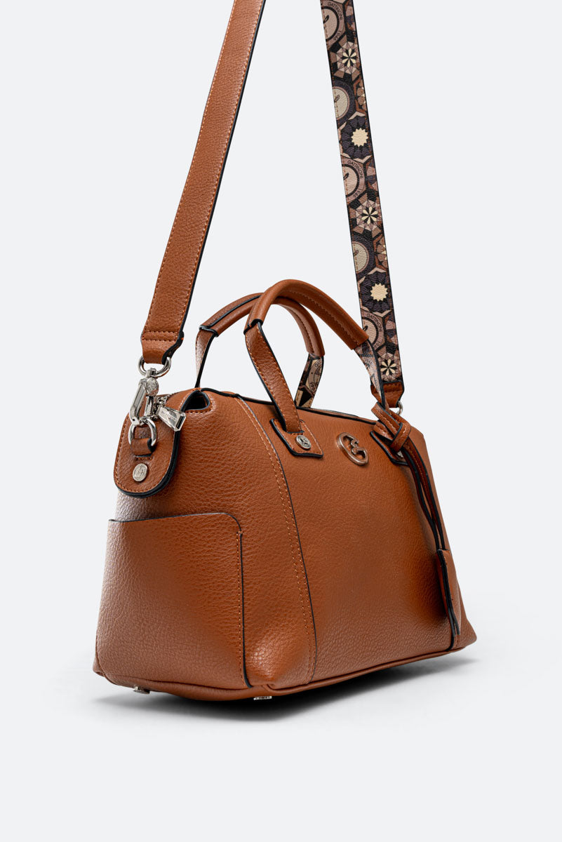 Bowling bag Denise Soft marrone